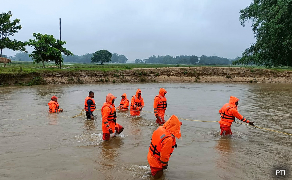 1 Dead, Over 4 Lakh Affected As Flood Situation Remains Grim In Assam