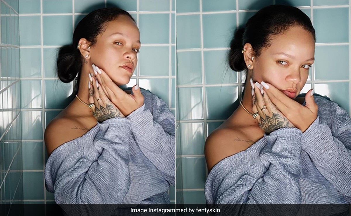 Rihanna's Barefaced Beauty Look Is Just As Extraordinary As You'd Expect
