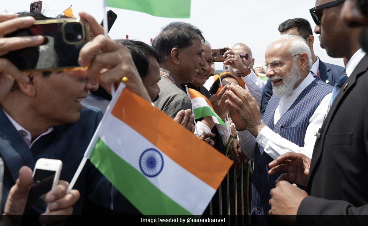Watch: PM Welcomed By Indian Community In US Amid 'Modi, Modi' Chants
