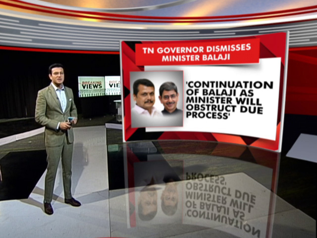 Tamil Nadu Governor Dismisses Jailed Minister On His Own