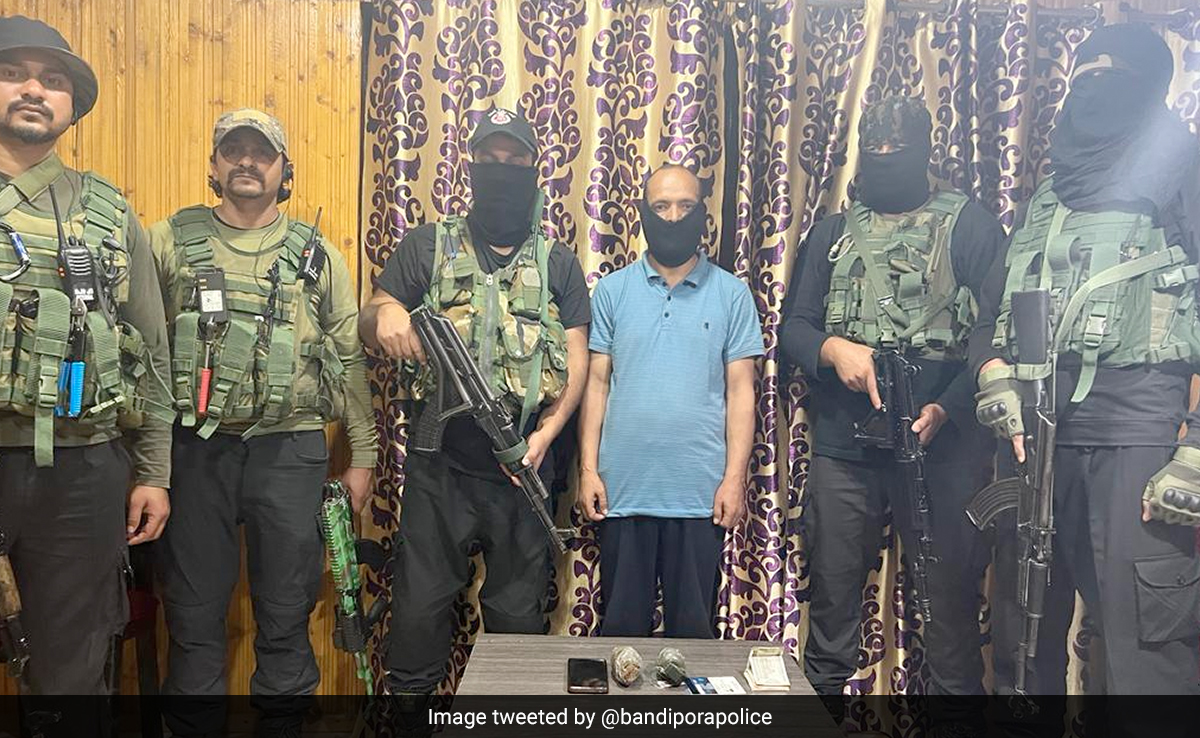 Lashkar Terrorist Aide Arrested In Kashmir With 2 Chinese Hand Grenades