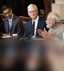 PM मोदी के 'हाई-टेक हैंडशेक' प्रोग्राम के बाद, जानिए- Amazon, गूगल और माइक्रोसॉफ्ट ने क्या घोषणा की