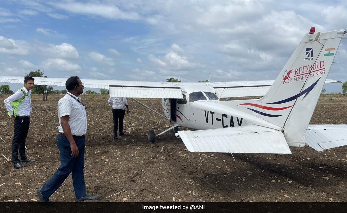 Trainer Aircraft Makes Emergency Landing On Farm Land In Karnataka Village, No Casualties