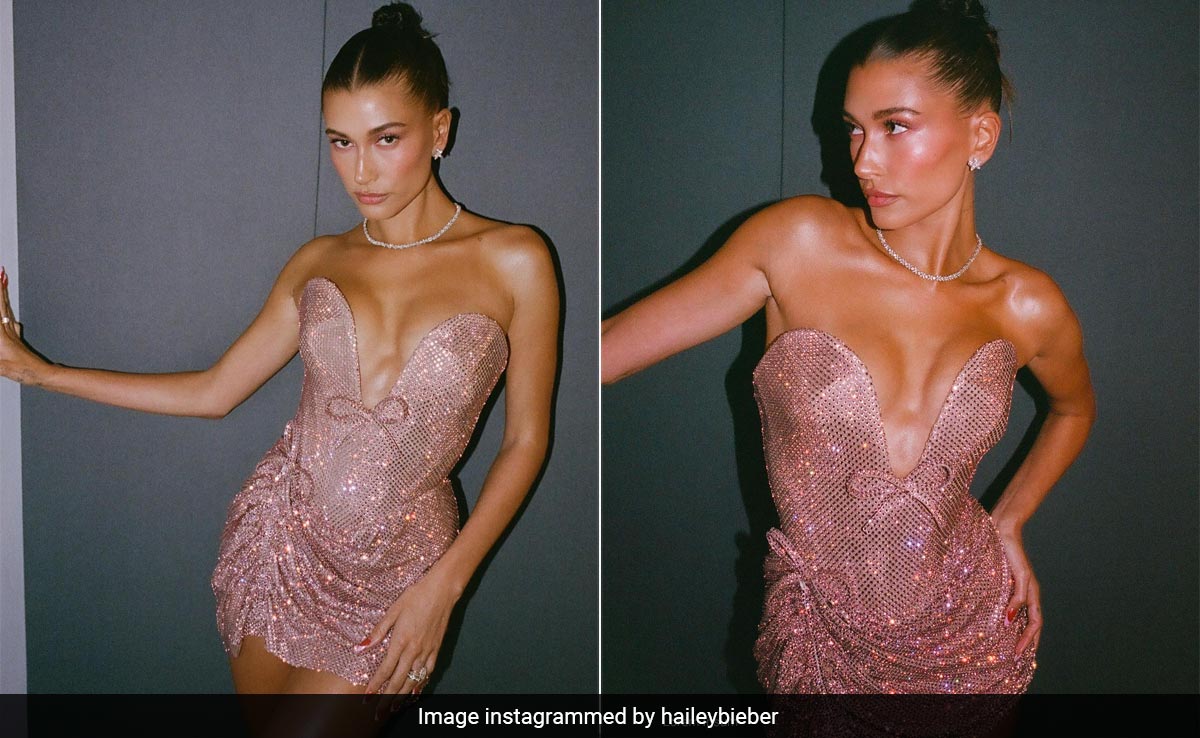 It's Hailey Bieber's Barbie World And She Sure Shines Bright Like One In Pink