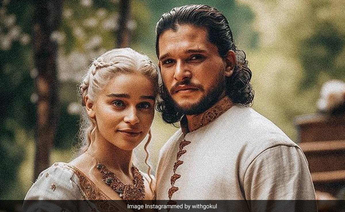 AI Artist Imagines <i>Game of Thrones'</i> Daenerys Targaryen, Jon Snow's Wedding In Kerala