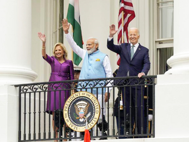 PM Modi Gets Gun Salute At White House