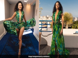 Here's How Lena Mahfouf Fabulously Rewore Jennifer Lopez's Iconic Tropical Green Versace Dress Here's How Lena Mahfouf Fabulously Rewore Jennifer Lopez's Iconic Tropical Green Versace Dress