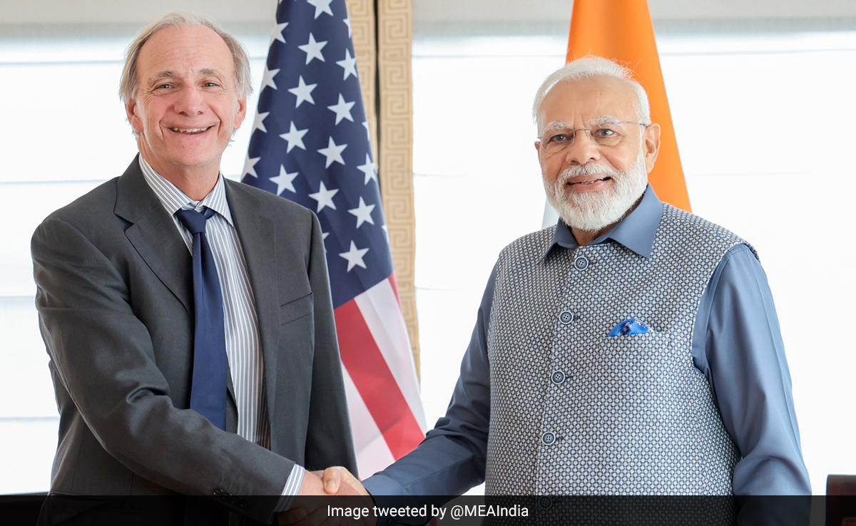 PM Modi Meets Ray Dalio Of Bridgewater Associates In New York, Talks About Economic Growth