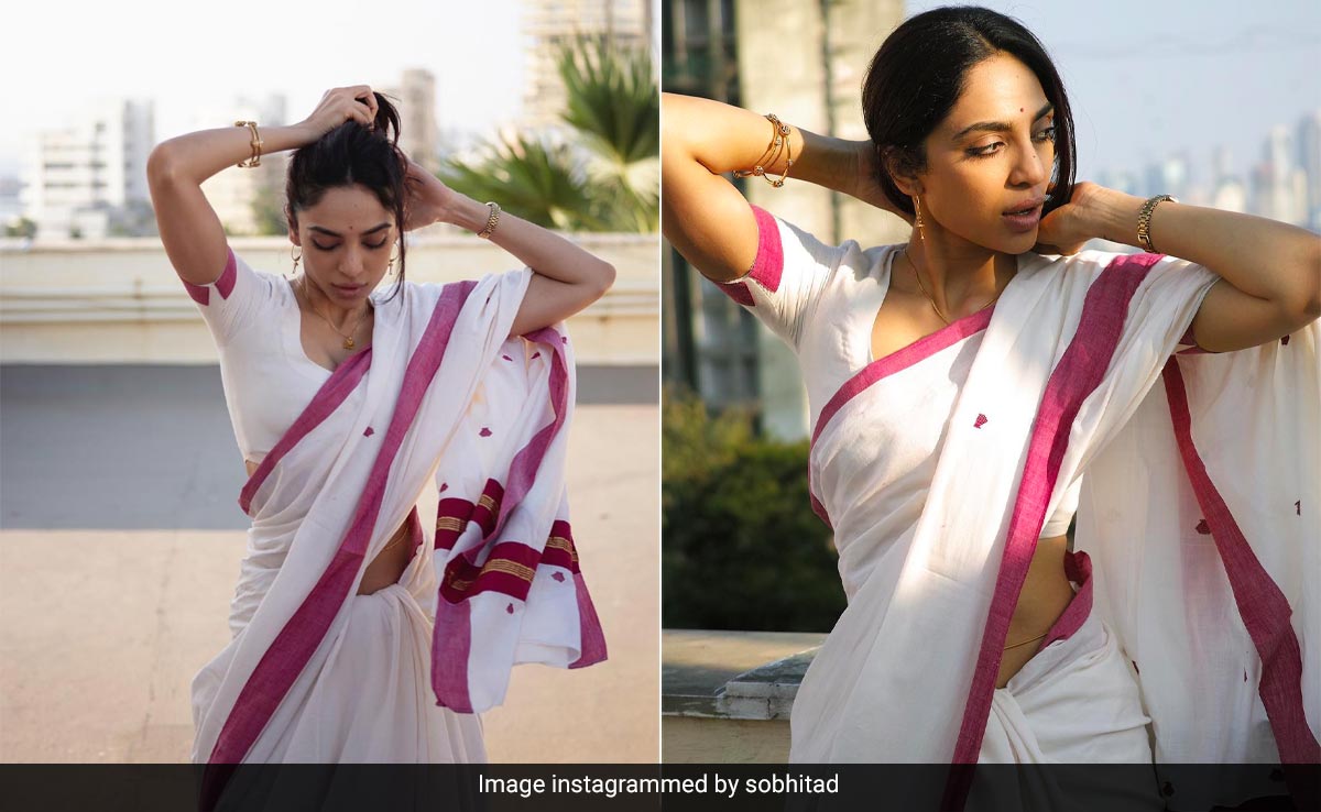 Move Aside, Swimsuits. We'd Like More Of Sobhita Dhulipala In Cotton <i>Sarees</i> For The Indian Summer