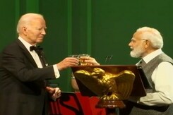 PM Modi, Joe Biden Raise Toast At State Dinner In White House PM Modi, Joe Biden Raise Toast At State Dinner In White House