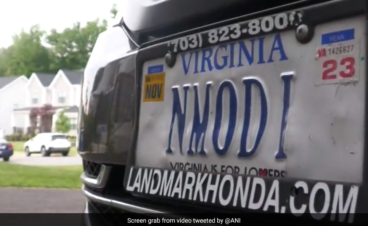 Ahead Of PM's US Visit, Indian Origin Man Flaunts 'NMODI' Car Number Plate