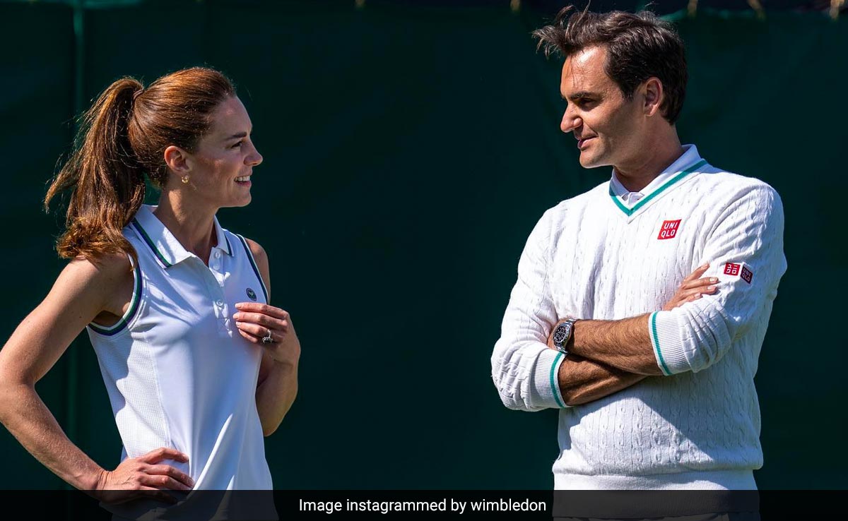 Watch: Kate Middleton Impresses Roger Federer With Her Tennis Skills