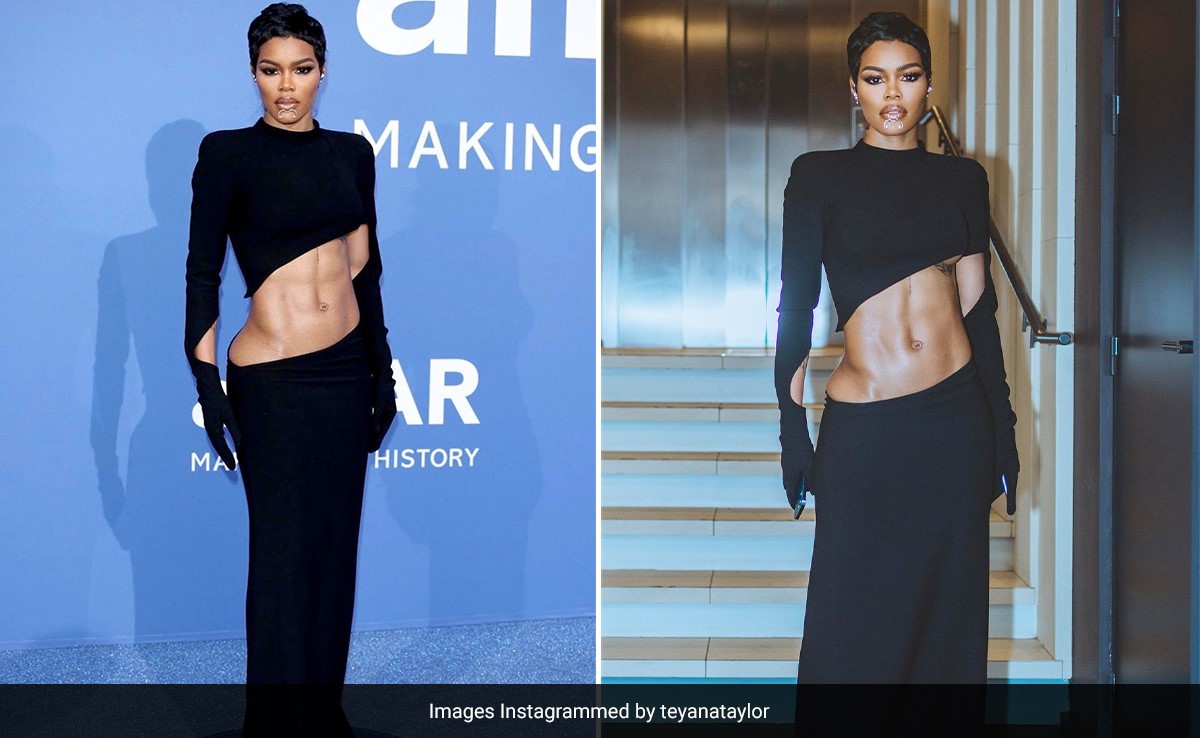 Teyana Taylor's Ab-Baring Black Cutout Gown Definitely Dropped Jaws All Over The Room
