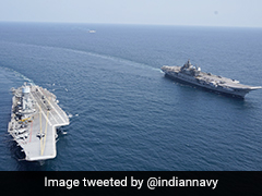 2 Aircraft Carriers, Over 35 Fighter Jets: Navy's Mega Drill In Arabian Sea