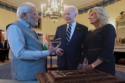 Green Diamond, Sandalwood Box: PM Modi's Gifts To Joe Biden, First Lady Green Diamond, Sandalwood Box: PM Modi's Gifts To Joe Biden, First Lady