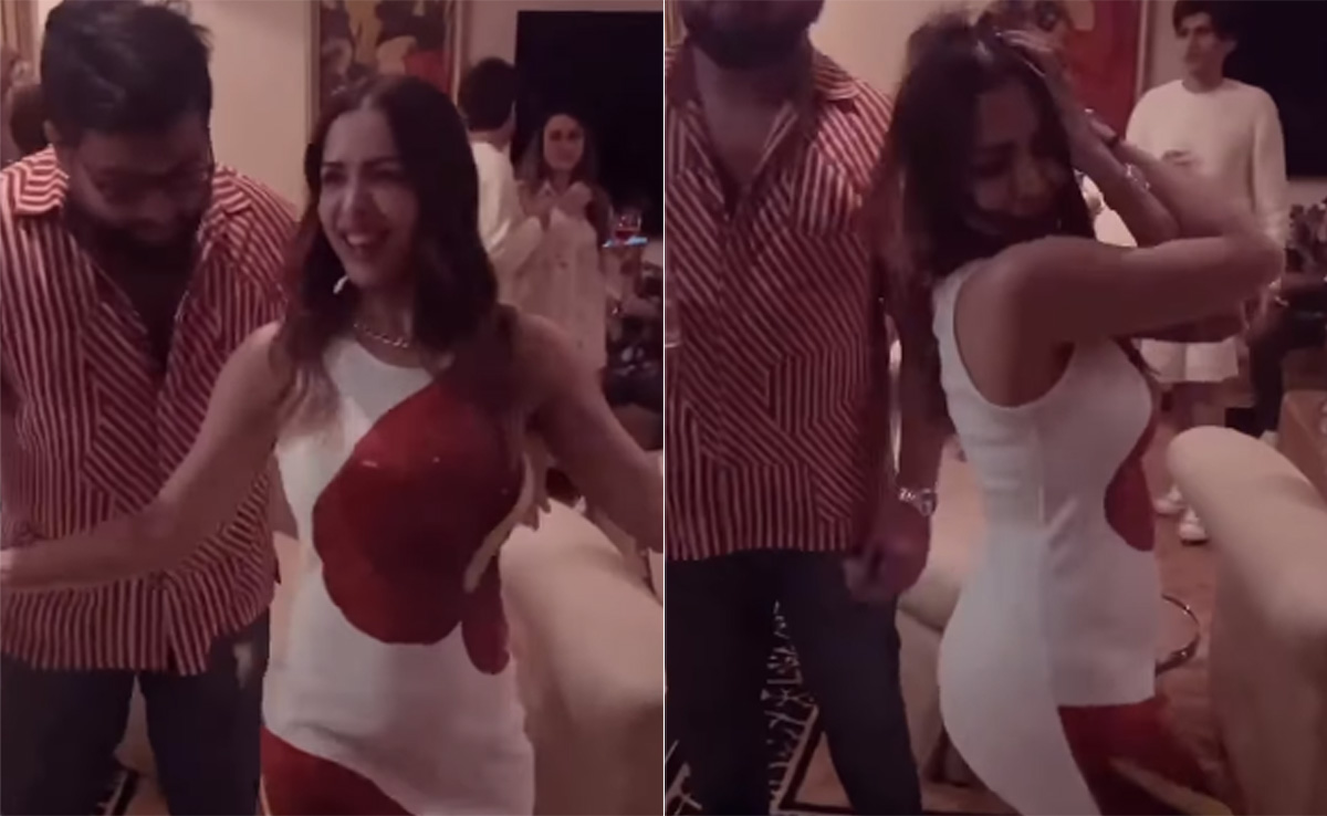 Viral: Nobody Can Out-<i>Chaiyya</i> Malaika Arora - Her Dance Routine At Arjun Kapoor's Party