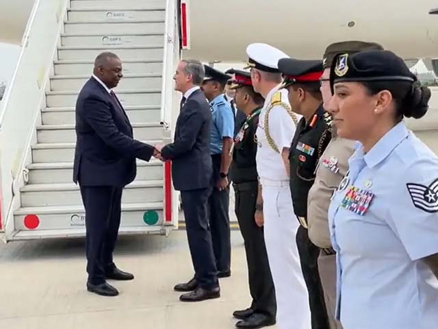 US Defence Secretary Arrives In India, To Hold Talks With Rajnath Singh