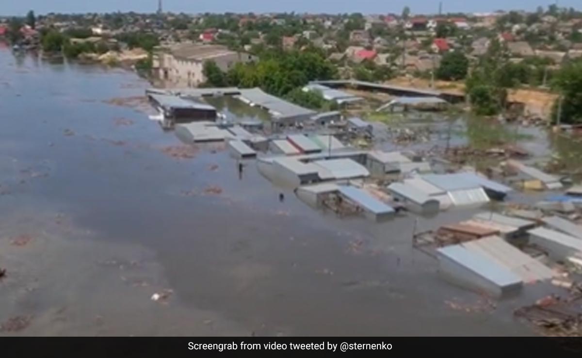 "Flood Is Coming": Locals In Ukraine's Kherson Blame Russia For Dam Attack