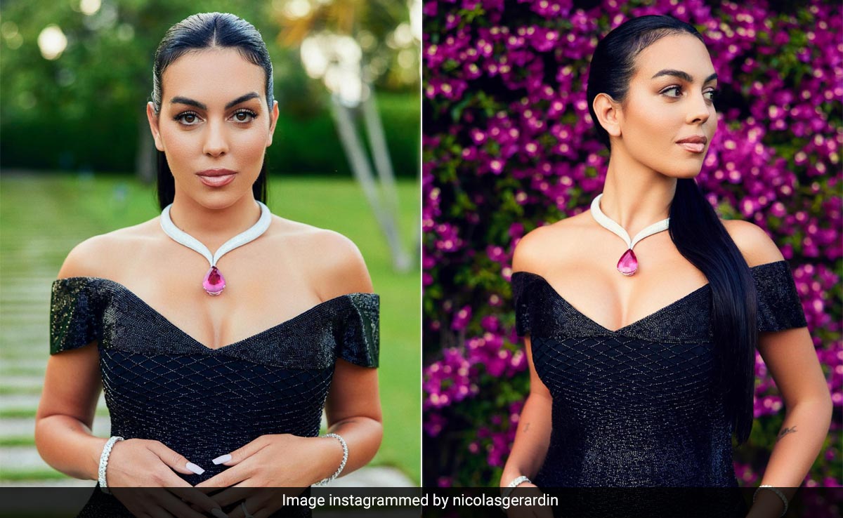 Georgina Rodriguez's Diamond And Rubellite Necklace Is One In A Million, Quite Literally