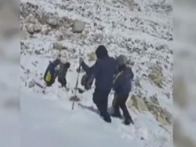 Watch: Daring Rescue Of 7-Member Trekking Group In Uttarakhand