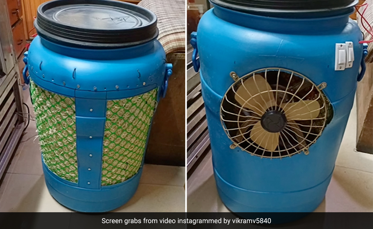 जुगाड़ से घर में ही बना डाला AC जैसी ठंडक देने वाला कूलर, पानी वाले ड्रम में दिखाई ऐसी क्रिएटिविटी, लोग बोले- इसे कहते हैं टैलेंट
