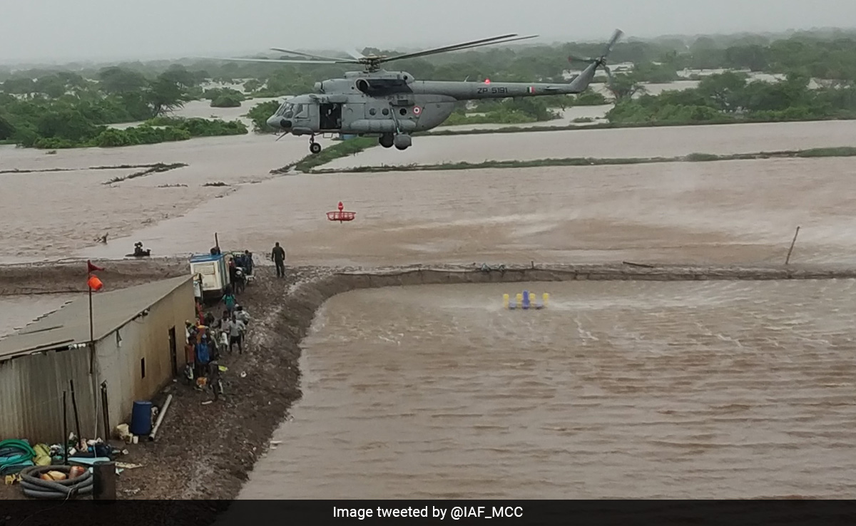 Air Force Ready For Relief, Rescue Ops After Cyclone Biparjoy's Landfall