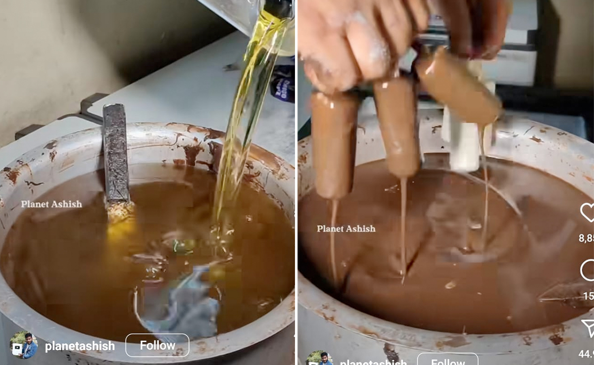 "Not Ice Cream But Oil Cream" - Viral Video Of Chocolate Ice Cream Angers Foodies