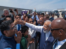 PM Modi Arrives In US On His Maiden State Visit, To Lead Yoga Event At UN Headquarters Today PM Modi Arrives In US On His Maiden State Visit, To Lead Yoga Event At UN Headquarters Today