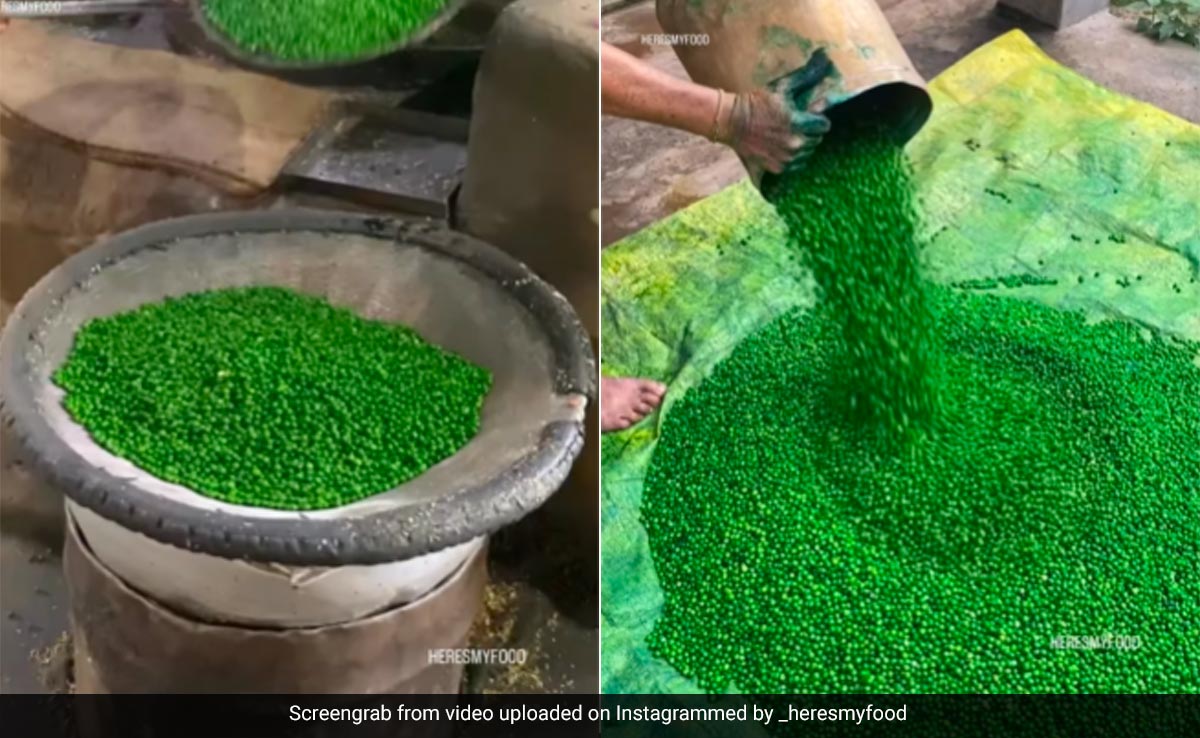 हरी मटर वाली नमकीन खाने के शौकीन हैं? ये Video देखने के बाद खाना छोड़ देंगे