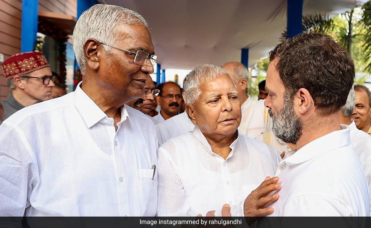 Watch: Rahul Gandhi Was Asked By Lalu Yadav To "Get Married". His Response