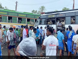 5 Killed, 80 Injured As Two Busses Collide Head-On In Tamil Nadu: Police 5 Killed, 80 Injured As Two Busses Collide Head-On In Tamil Nadu: Police