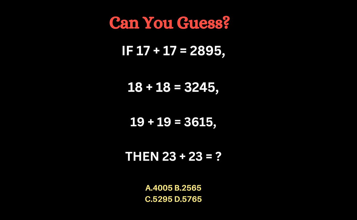क्या आप दिमाग घुमा देने वाली गणित की इस पहेली को हल कर पाएंगे? जवाब देने वाला कहलाएगा जीनियस