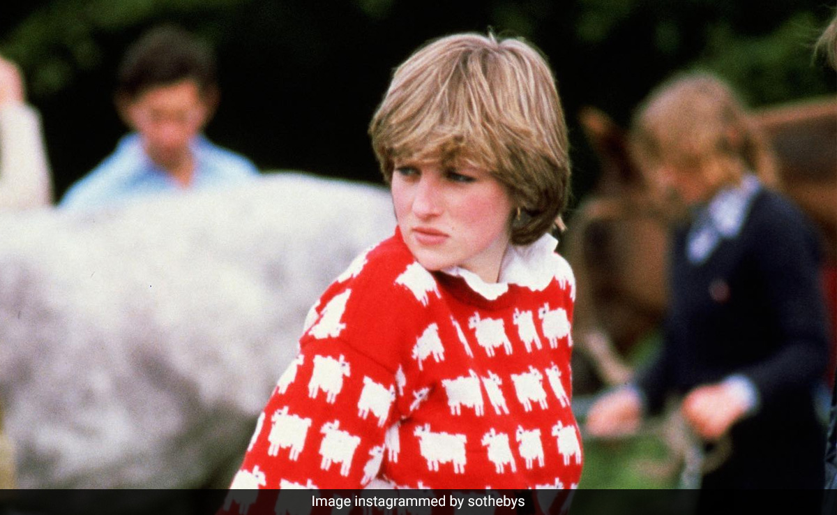Princess Diana's Iconic Black Sheep Sweater Could Fetch Rs 65 Lakh At Auction