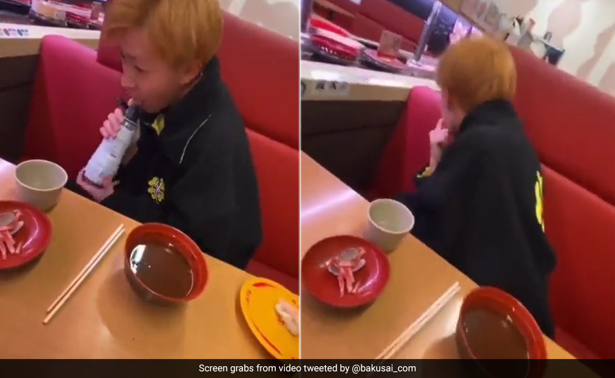 Japan Sushi Chain Seeks $480,000 In Damages From Boy Who Licked Soy Bottle