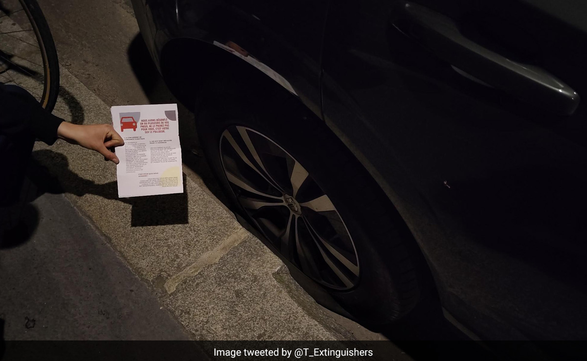 Climate Activists Deflate Tyres Of SUVs In 18 Countries. Know Why