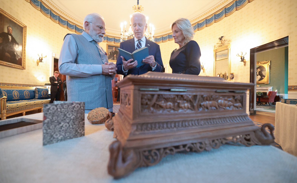 What PM Modi, Joe Biden Gifted Each Other During Dinner At White House