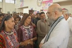 Amit Shah Meets People Affected By Cycole Biparjoy Amit Shah Meets People Affected By Cycole Biparjoy