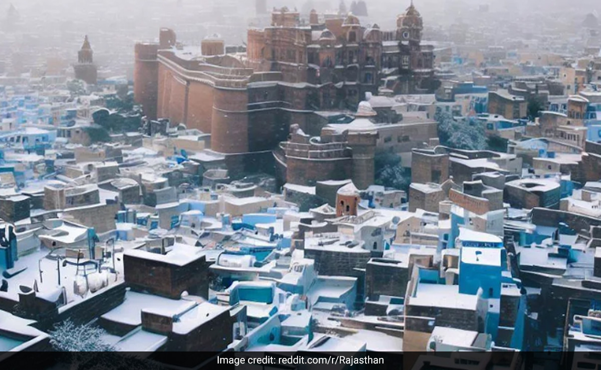 AI-Generated Pics Showing Jodhpur Covered In Snow Leave Internet Awestruck