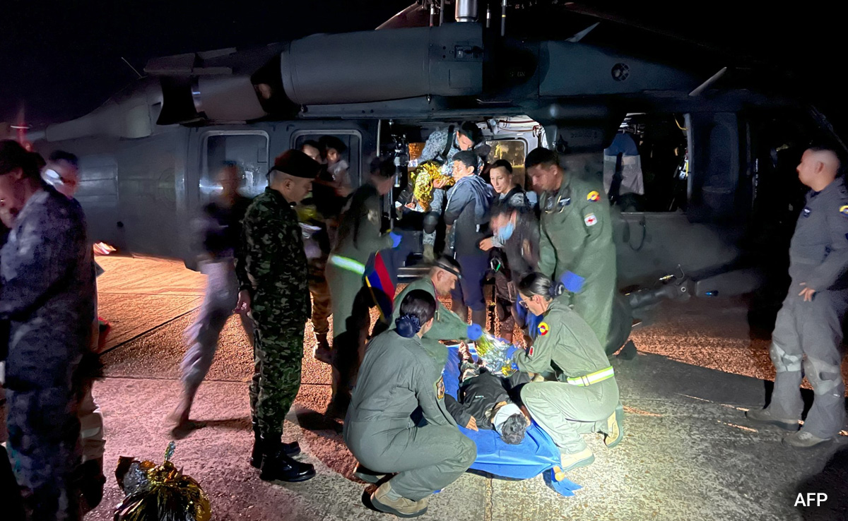 "I'm Hungry," Colombia Child Tells Rescuers After 40 Days In Jungle