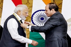 पीएम मोदी को मिस्र के सर्वोच्च सम्मान 'ऑर्डर आफ नाइल' से नवाजा गया पीएम मोदी को मिस्र के सर्वोच्च सम्मान 'ऑर्डर आफ नाइल' से नवाजा गया