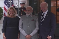 US President Joe Biden, First Lady Jill Biden Receive PM Modi At White House US President Joe Biden, First Lady Jill Biden Receive PM Modi At White House