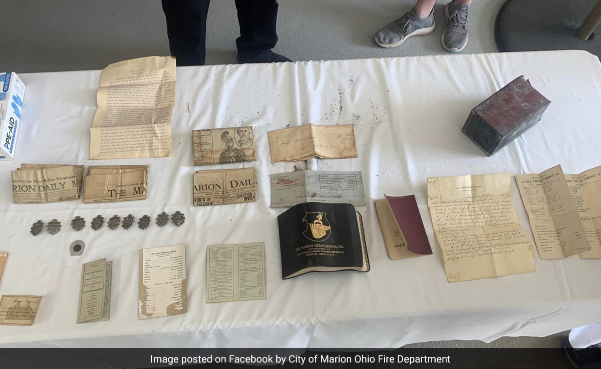US Fire Station Discovers 118-Year-Old Time Capsule, Internet Amazed