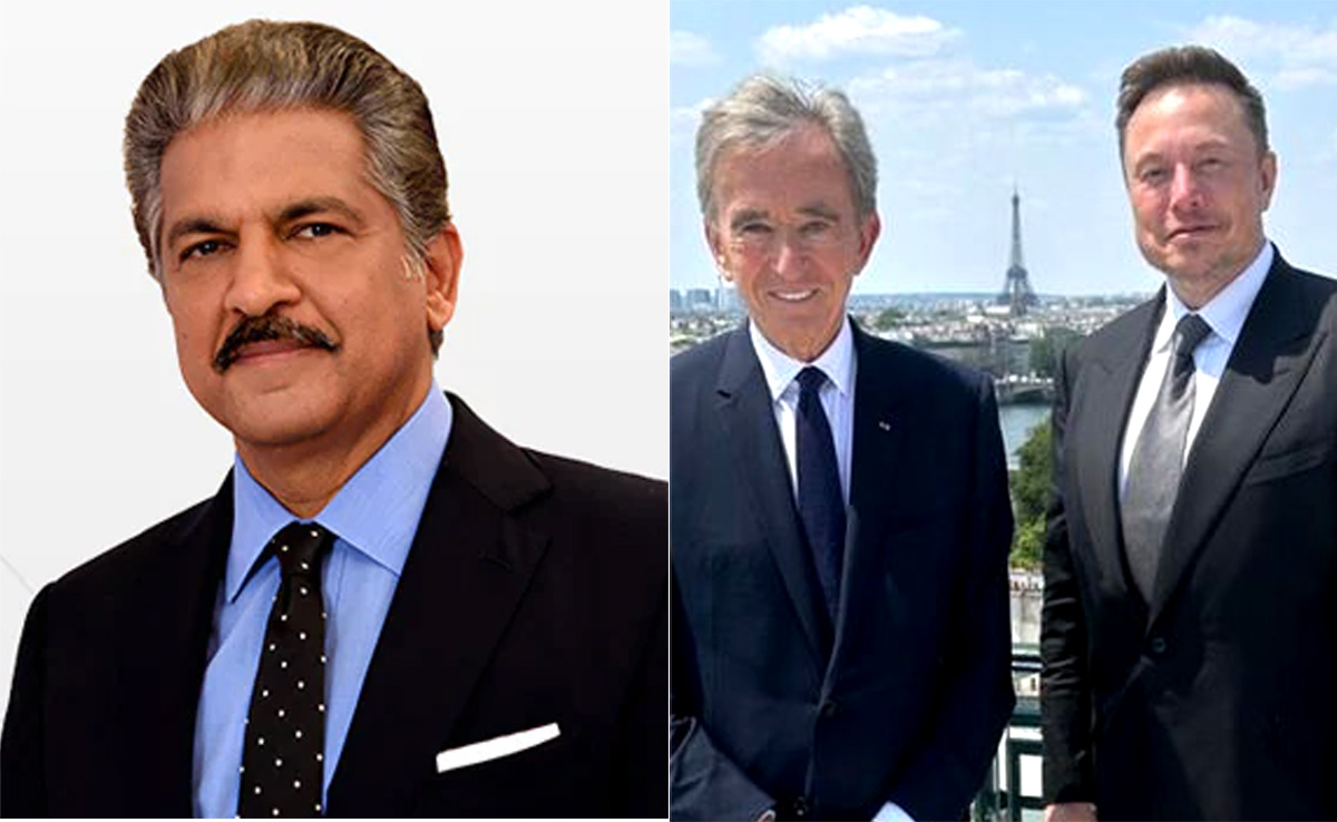 "Who Paid For Lunch?" Anand Mahindra's Question To Elon Musk, Bernand Arnault