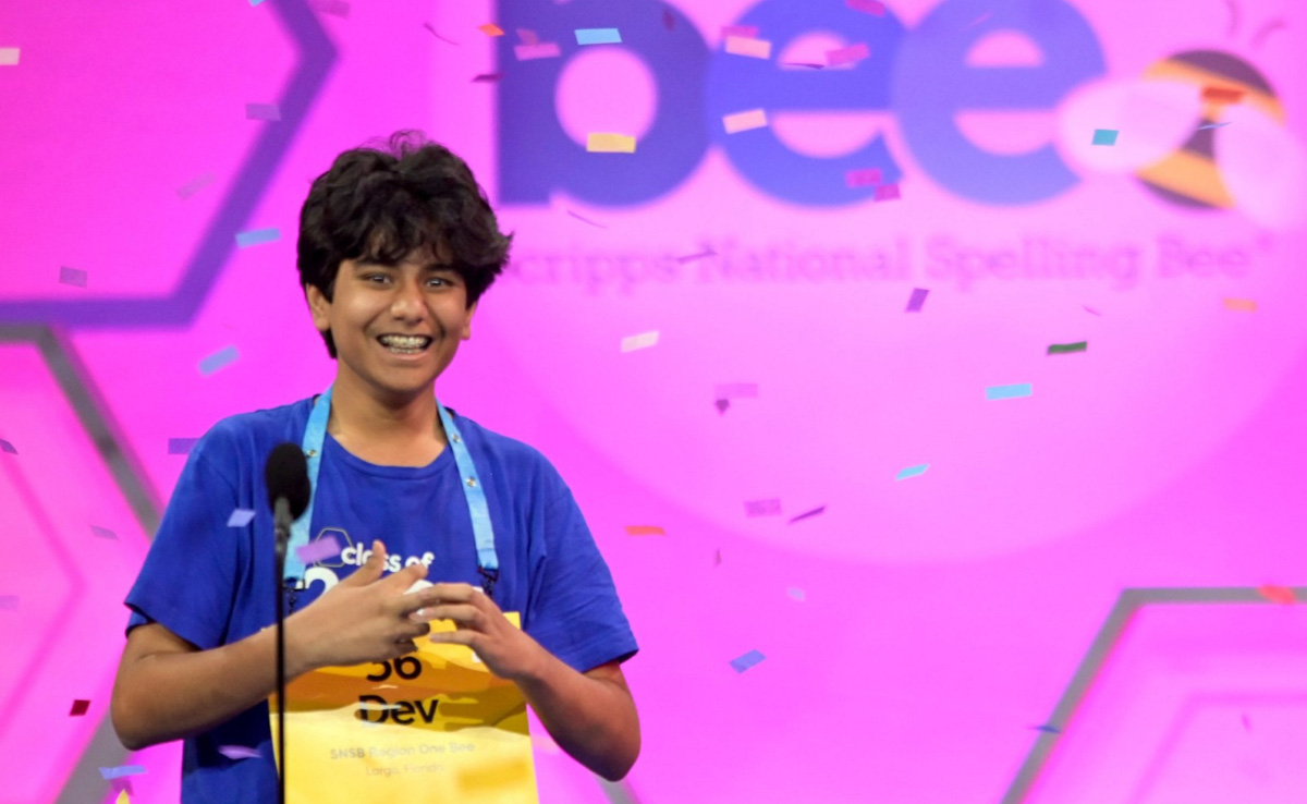 Indian-Origin Teen Spelt These 15 Words To Clinch Spelling Bee 2023 Title