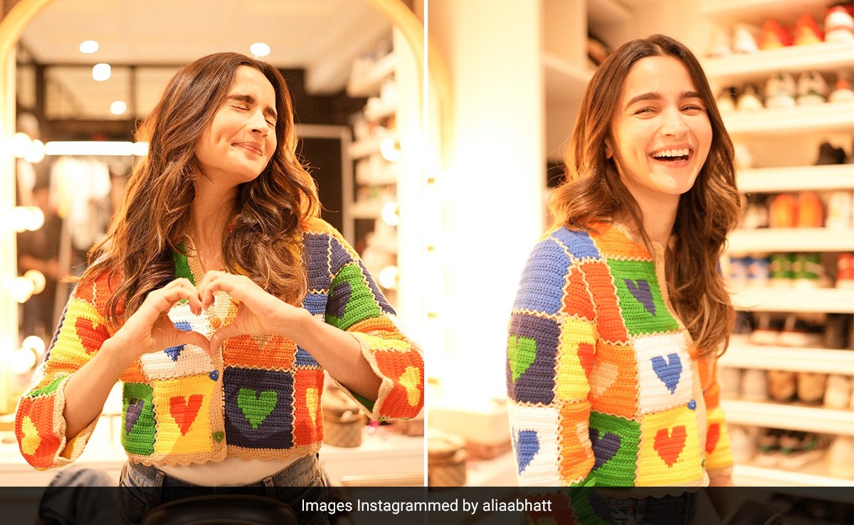 No <i>Heart Of Stone</i>, Just Pure Colourful Knits On Alia Bhatt's Rs 54K Cardigan