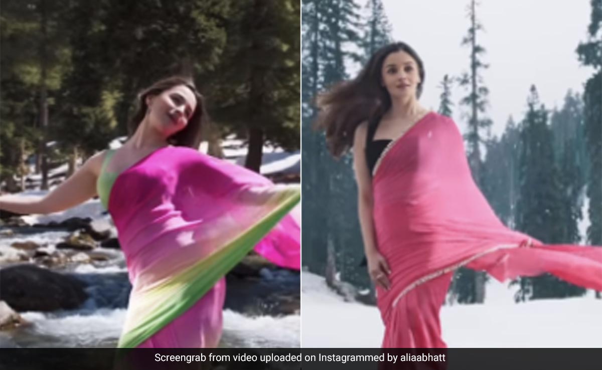 Alia Bhatt's Gorgeous <i>Sarees</i> Are Peak Bollywood Aesthetic Through Karan Johar's Lens In The <i>Rocky Aur Rani Kii Prem Kahaani</i> Teaser