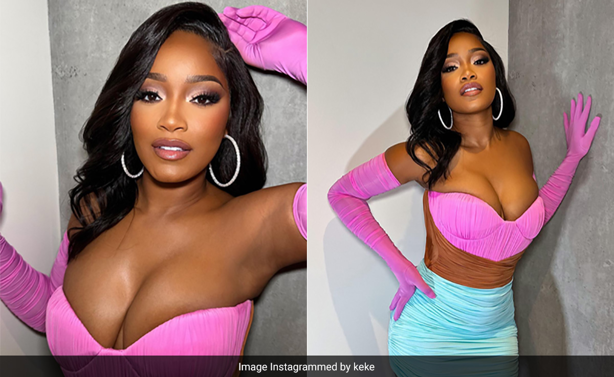 Keke Palmer's Turn In Teal, Brown And Bubblegum Pink Is Making Us Rethink Colour Blocking