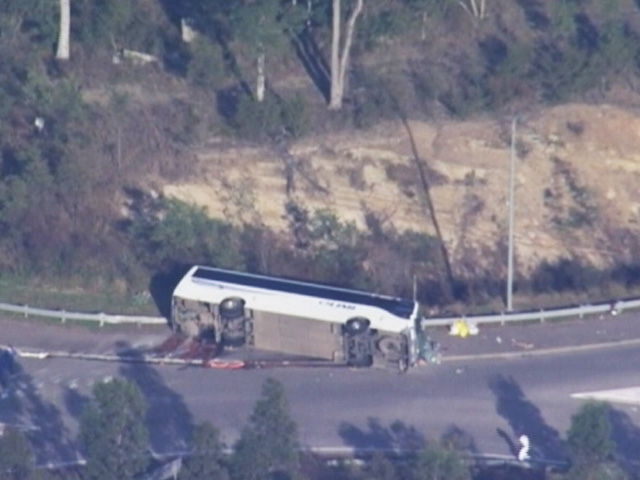 10 Killed As Bus Carrying Wedding Guests Rolls Over In Australia