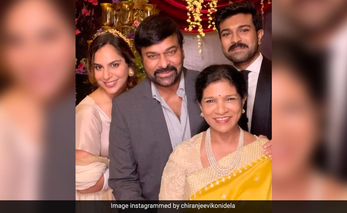 To Ram Charan-Upasana's "Mega Princess," From Granddad Chiranjeevi. See His Emotional Post