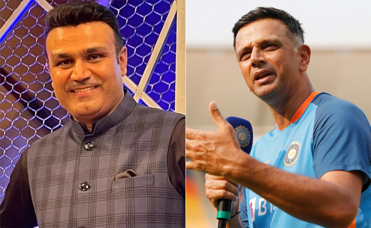 सहवाग ने World Cup 2023 के लिए द्रविड़ को दी "कर्स्टन शैली" से खिलाड़ियों को तैयार करने की सलाह